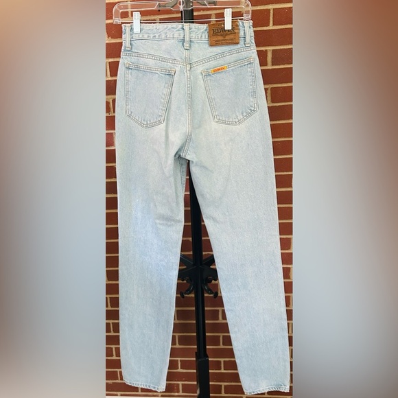 ๐ Edwin London Slim Vintage 90โs Style Denim Jeans Light Wash Made in Japan - Picture 3 of 7
